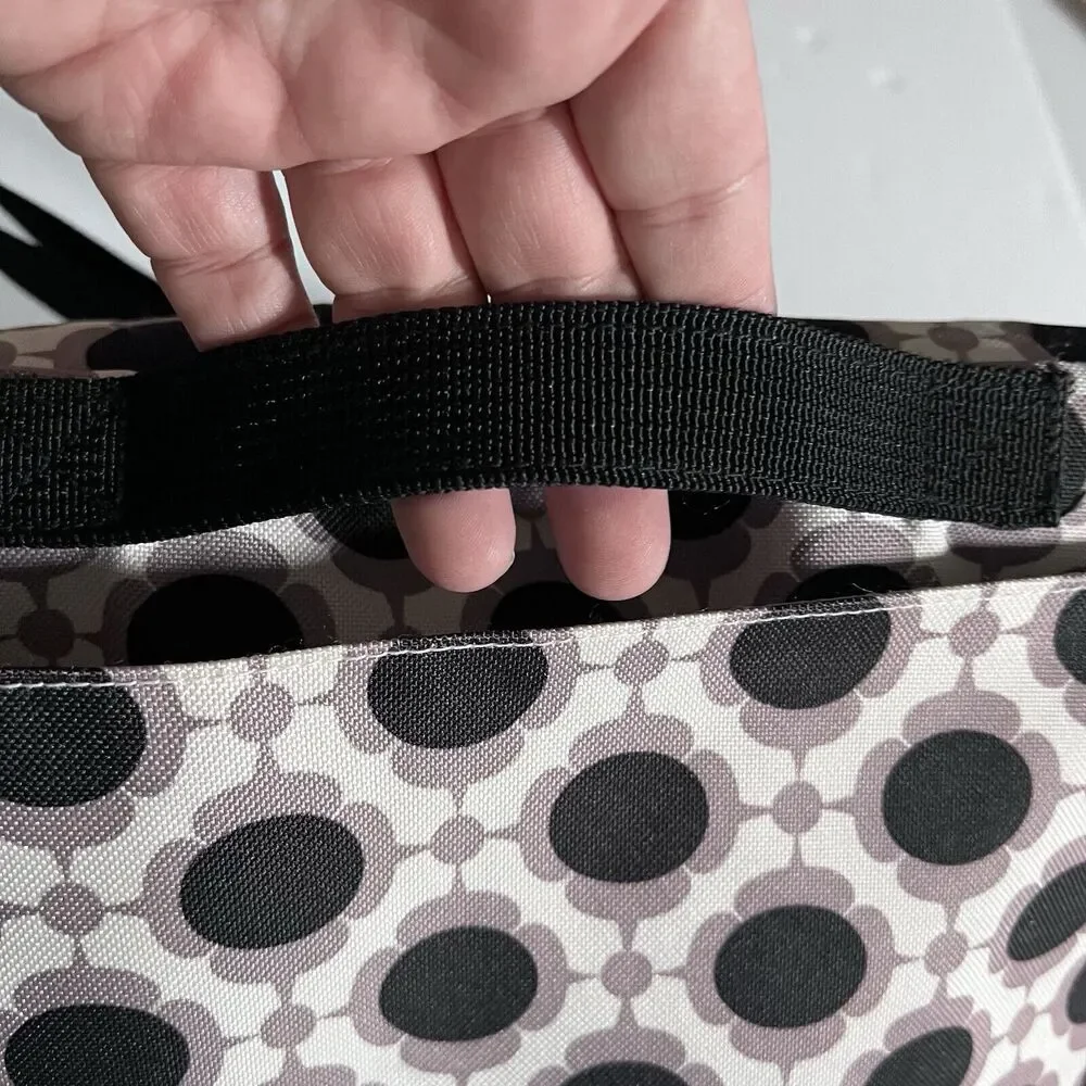 Skip Hop Dash Deluxe Diaper Bag Black Polka Dot Large Unisex Multiple Pockets